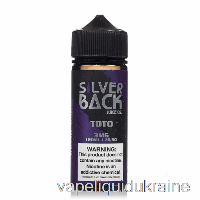Vape Liquid Ukraine Toto - Silverback Juice Co. - 120mL 3mg